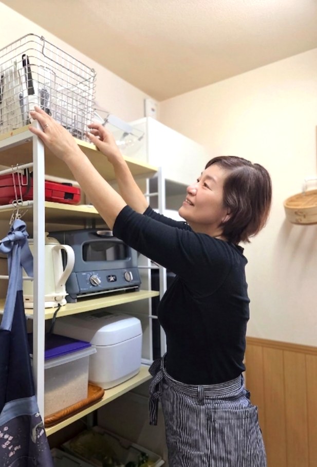 キッチン整理の様子